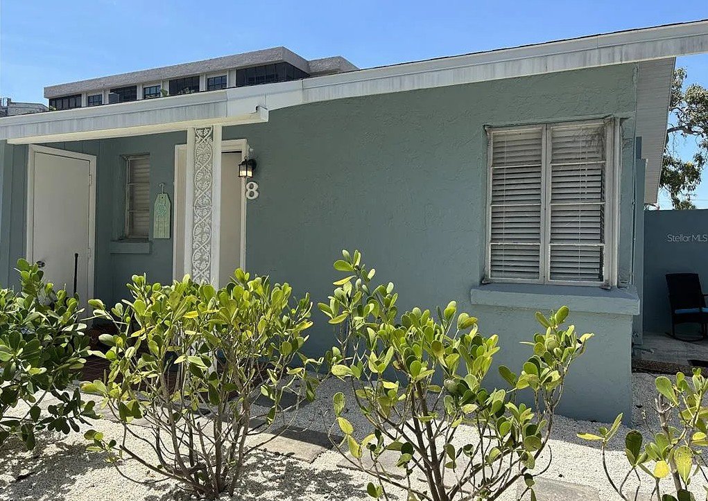 Exterior entrance of Pelican Gardens Unit 8